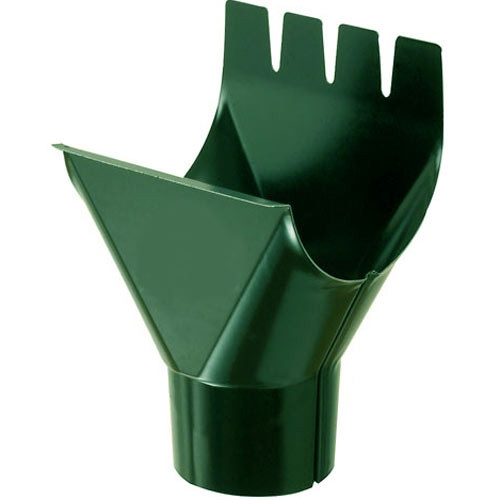 Воронка водосточная выпускная Зеленая