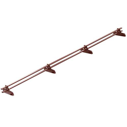 Снегозадержатель VEGAStyle 20х40 длина 3 м (0.9 мм/1.2 мм) коричневый (ral 8017)