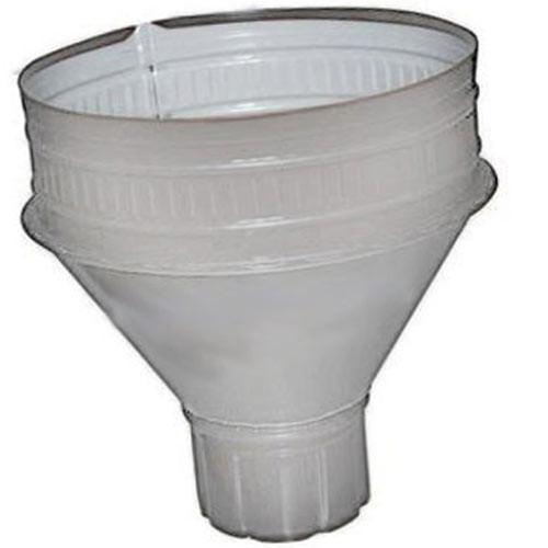 Воронка водосточная круглая Белая