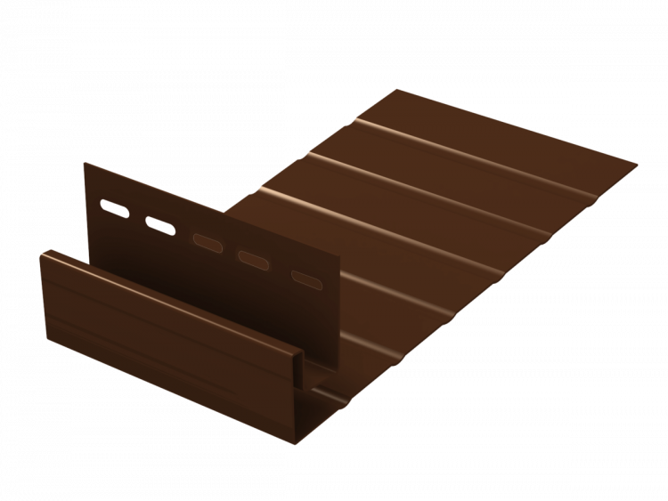 J фаска (лобовая) для софитов коричневая 3050 мм. Ю-Пласт