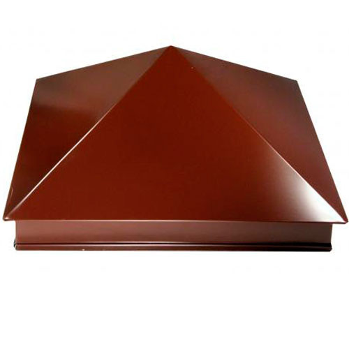 Колпак на столб 400*400 Коричневый