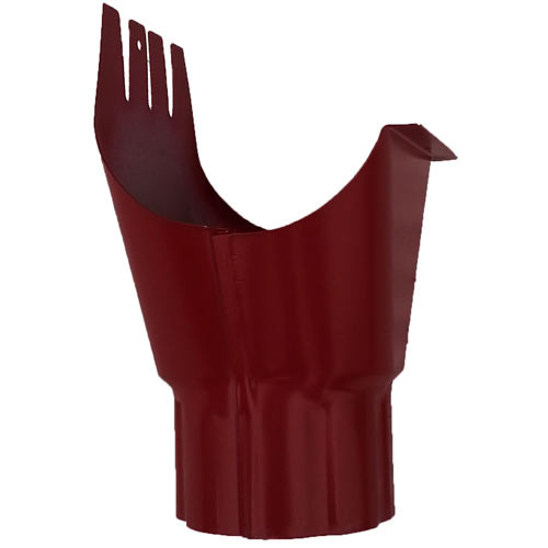 Воронка водосточная выпускная Вишневая